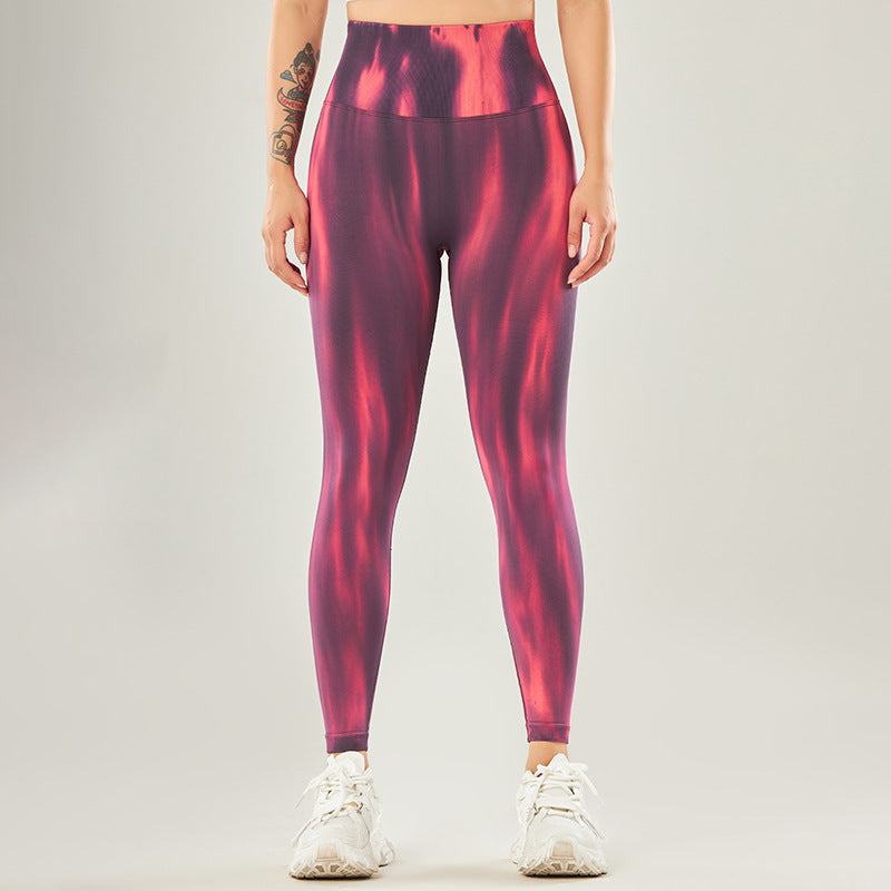 2024 New Tie Dye Stretch Yoga Pants