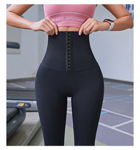 2024 New high waist yoga pants with chest lift, hip lift and waist waist