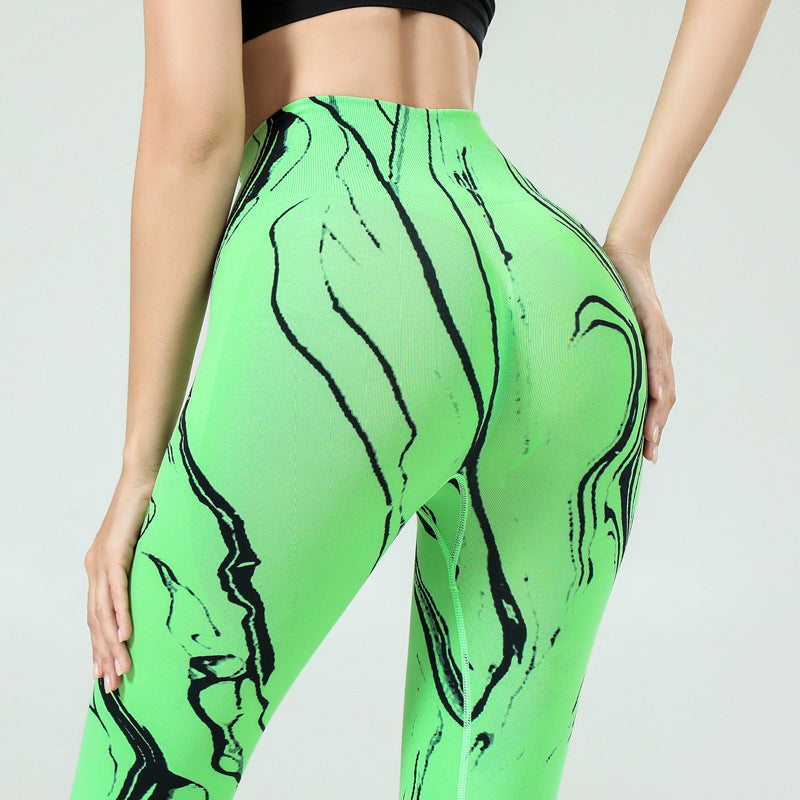 2024 Tie Dye Seamless Yoga Pants