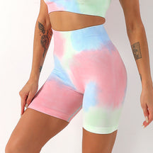 2024New Tie Dye Gradient Shorts