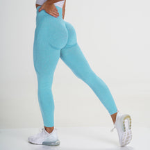 2024 New Seamless Knit Hips Moisture Wicking Yoga Pants