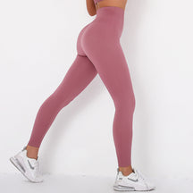 2024 New seamless striped hip yoga pants